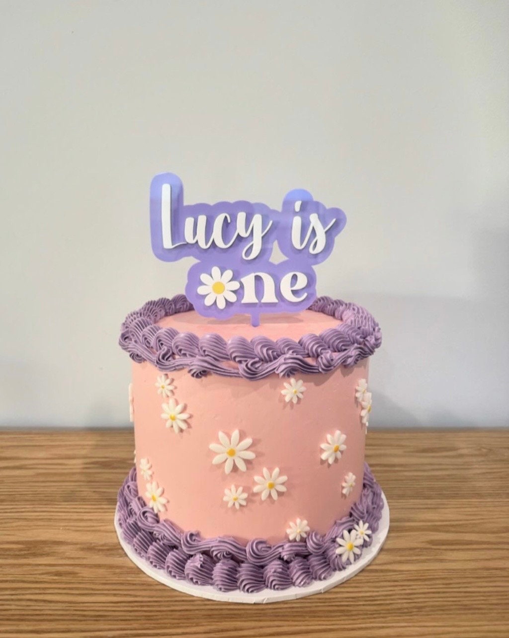 Daisy cake topper - 1st birthday cake topper - Birthday Cake Topper