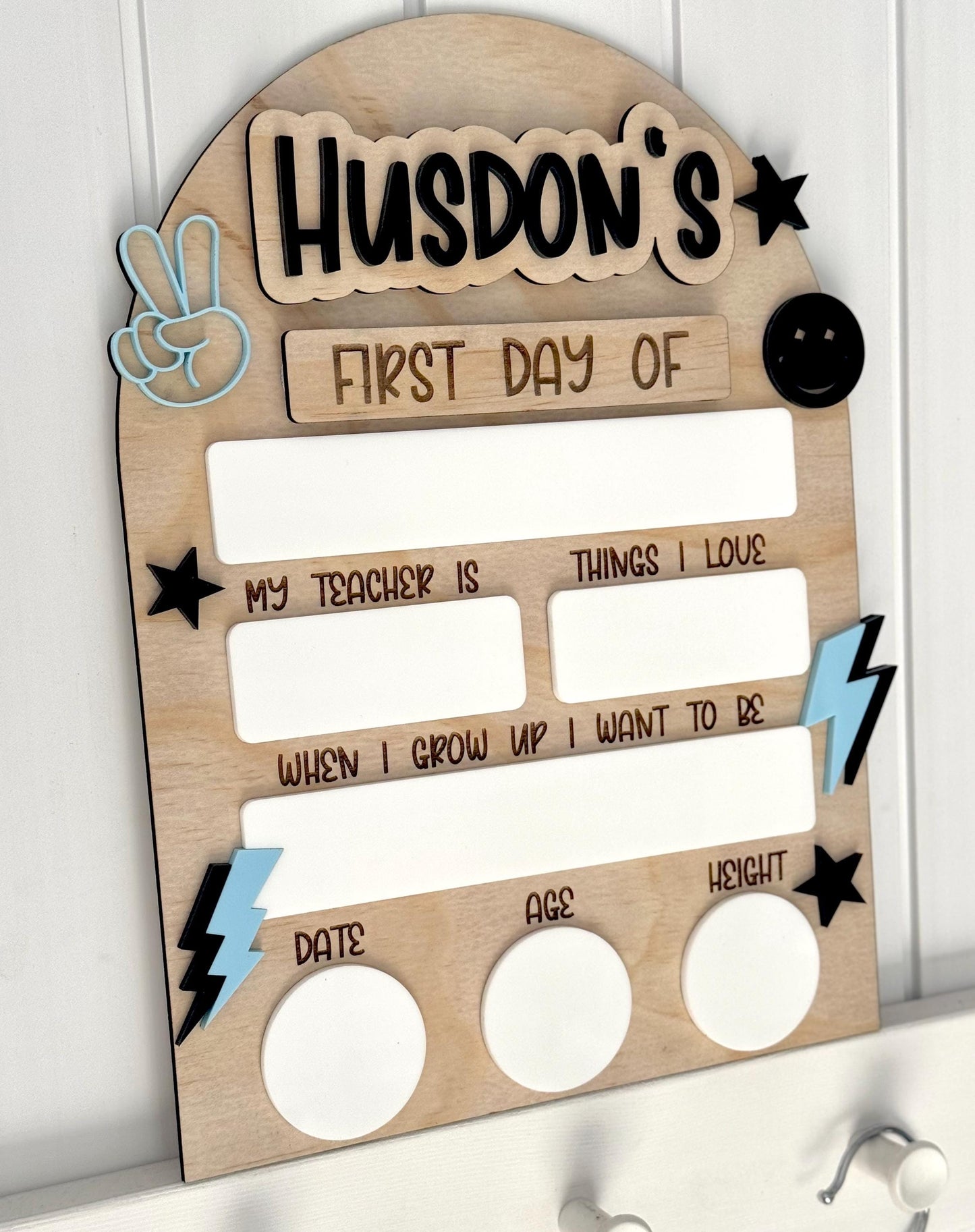 First day of school board | last day of school board | Interchangeable first day board