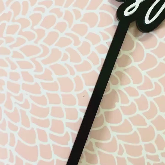 personalised Cake Topper - Name Cake Topper - Birthday Cake Topper - Age cake topper