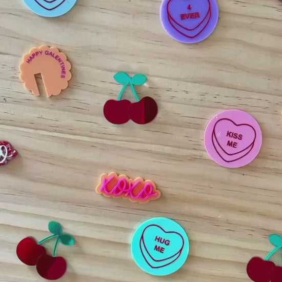 Galentines drink tags - wavy drink tags