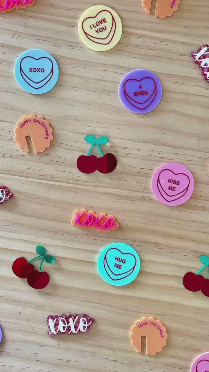 Galentines drink tags - wavy drink tags